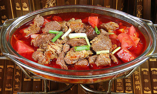 西红柿炖牛肉