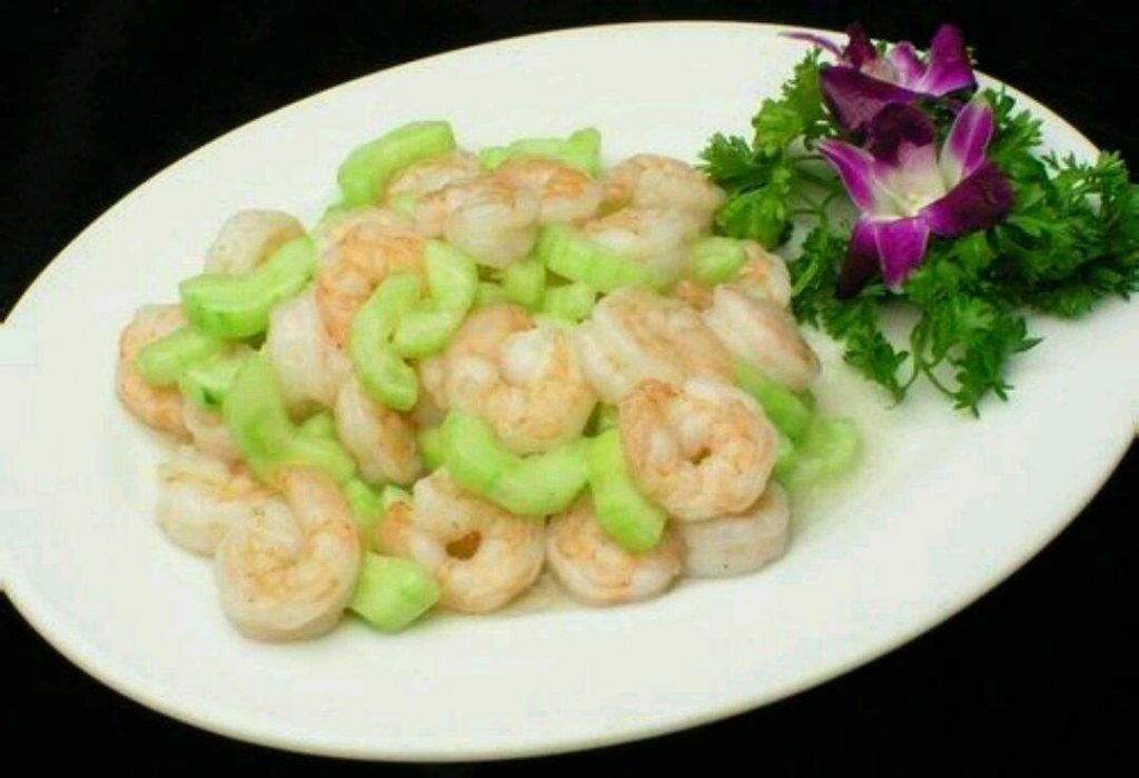 黄瓜炒虾仁
